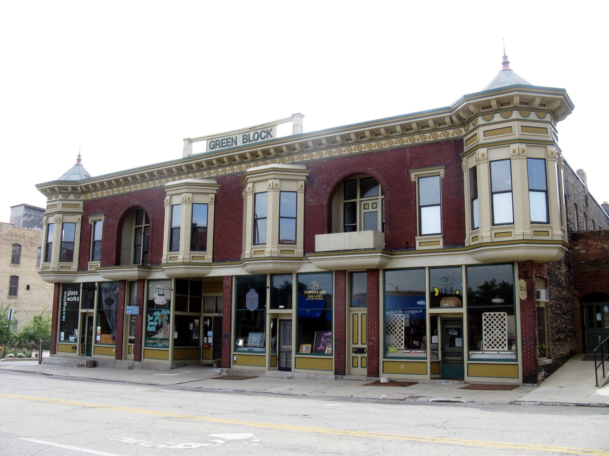 Street in historic downtown Elkhart Indiana