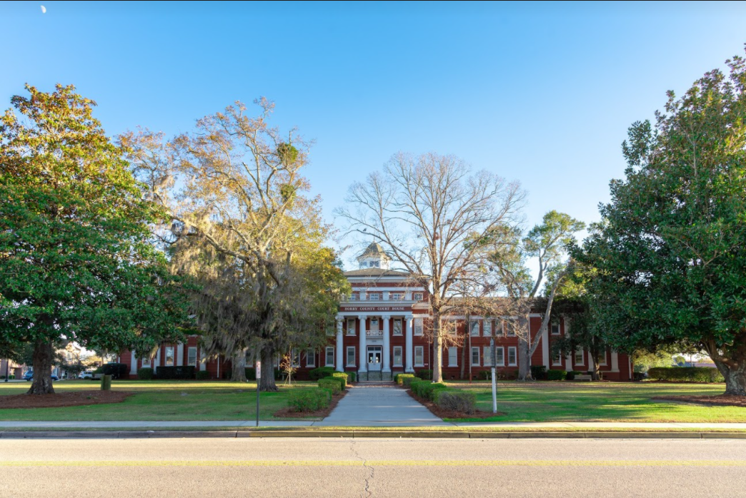 The old Horry County Courthouse in Conway South Carolina