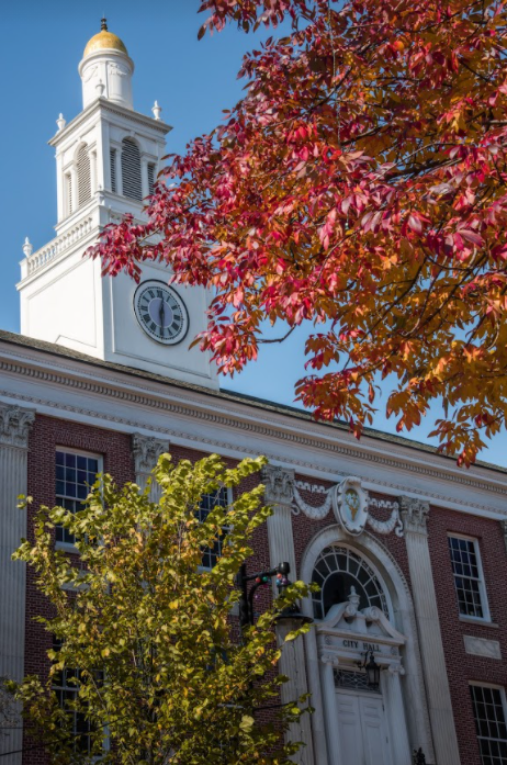 Burlington City Hall in Autumn