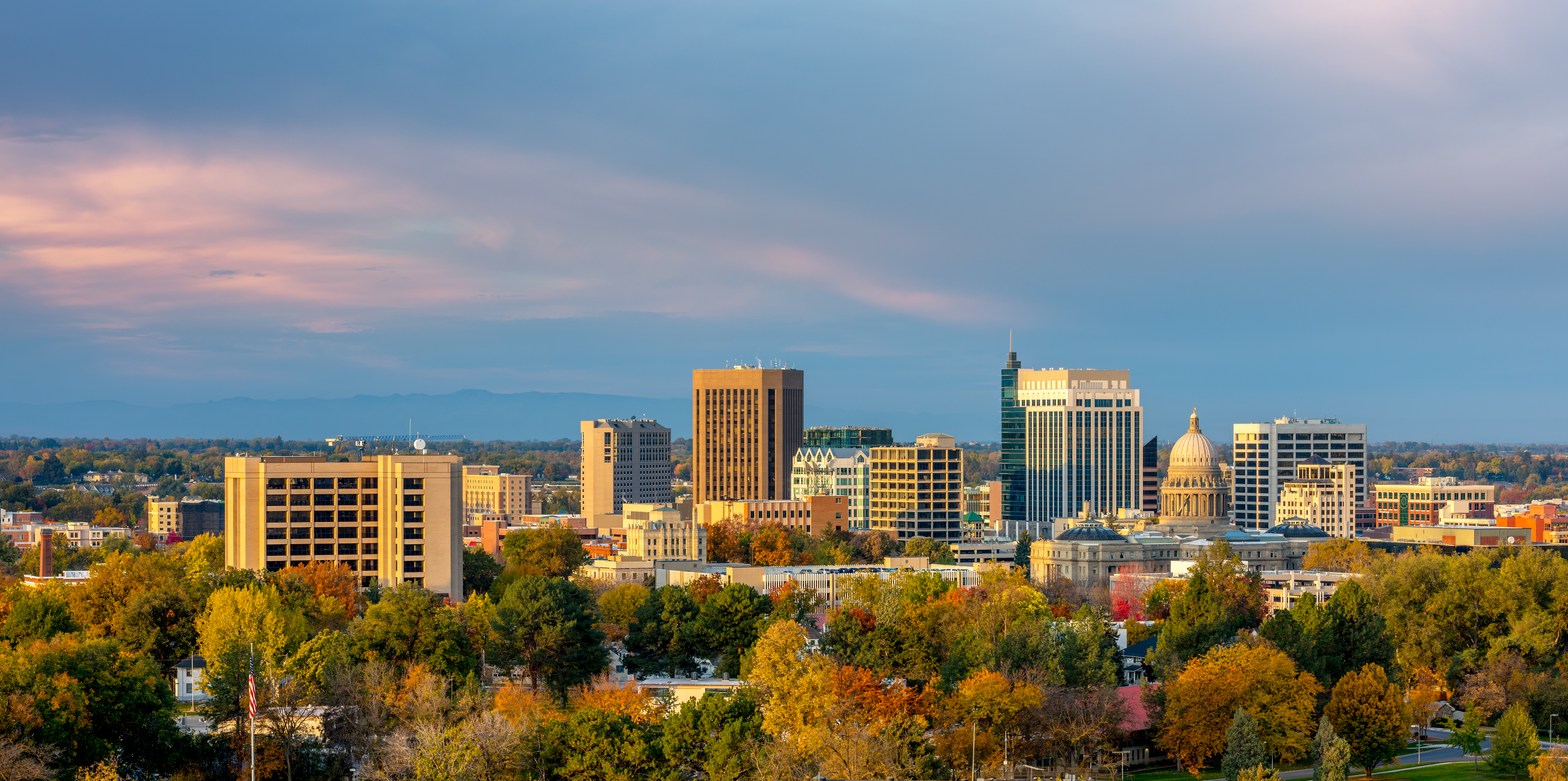 Skyline of Boise Idaho