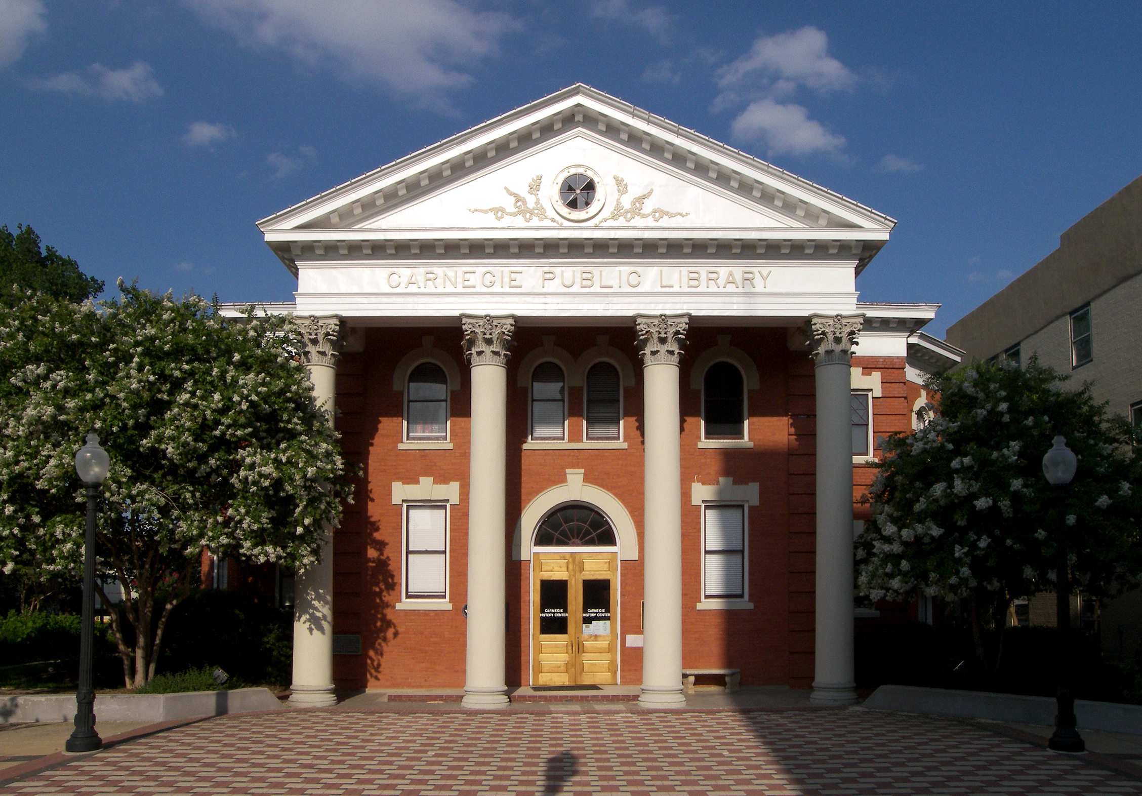 Carnegie Public Library in Bryan Texas