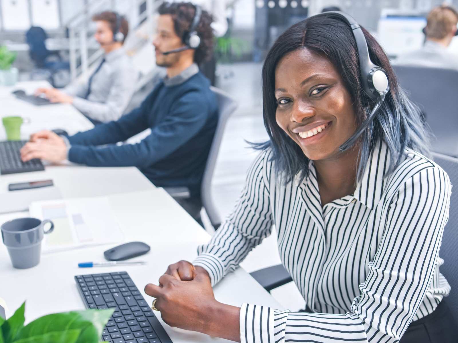 Woman-working-as-help-desk-support-technician