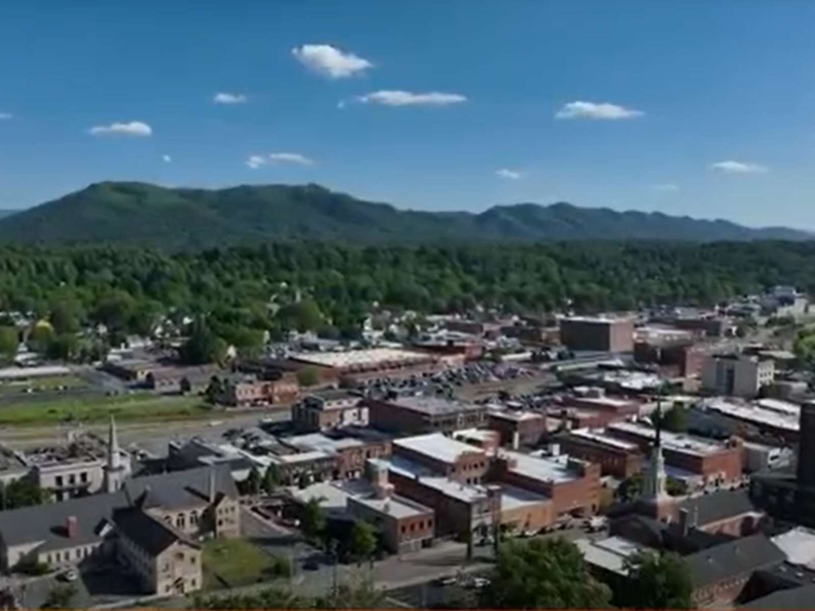 Birds-Eye view of Johnson City, Tennessee