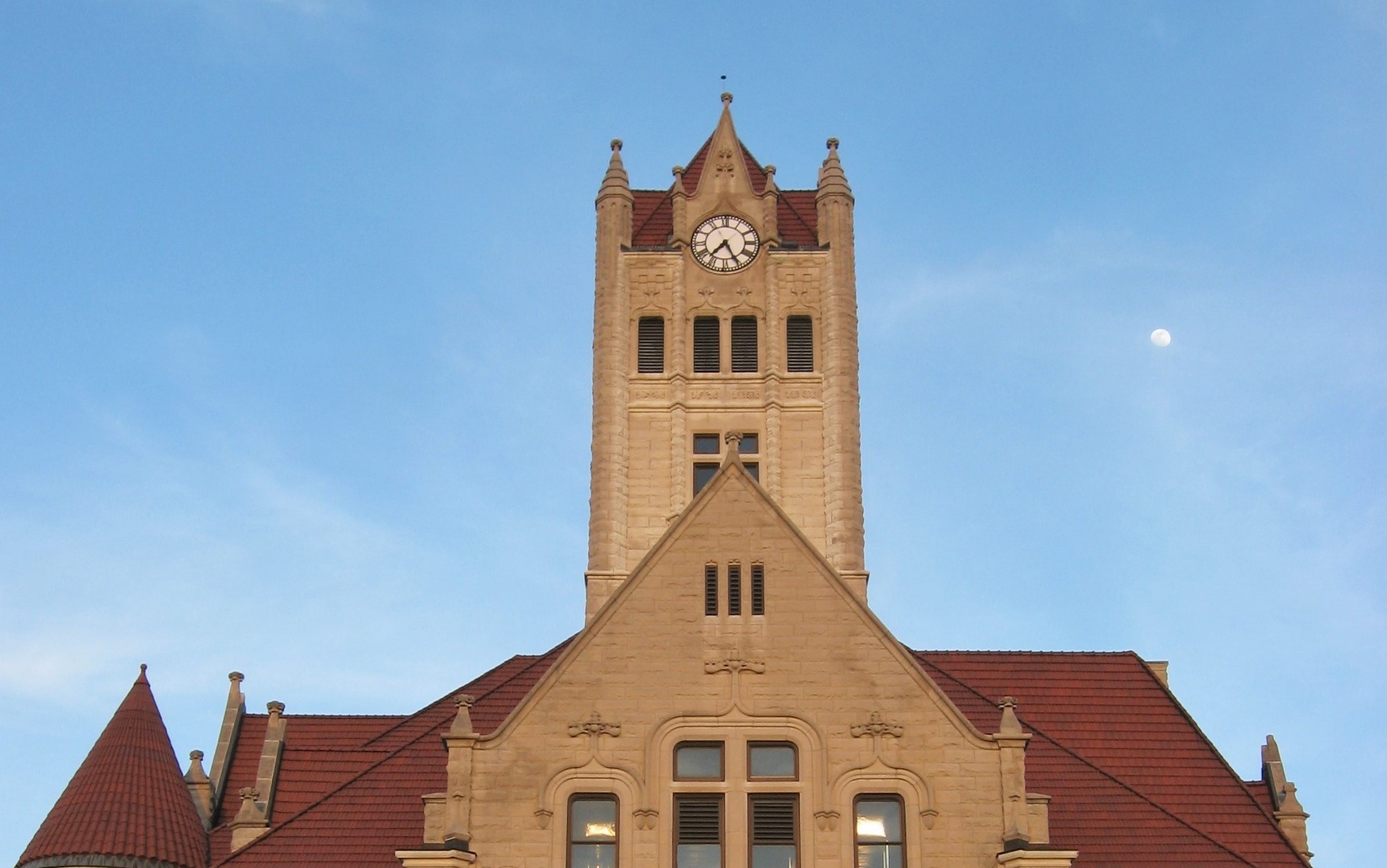 Greenfield Indiana Courthouse Clocktower