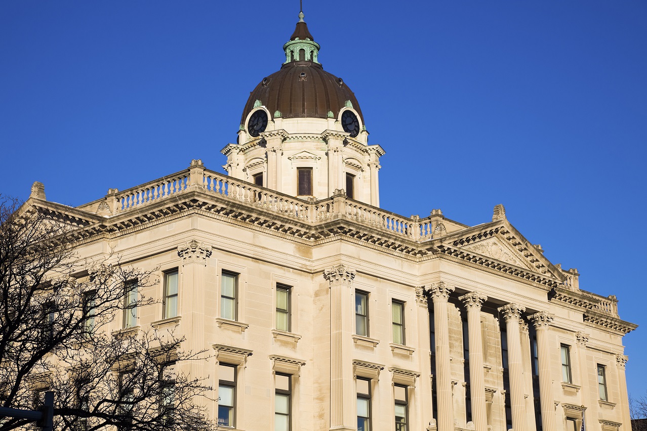 Courthouse in Bloomington, Illinois