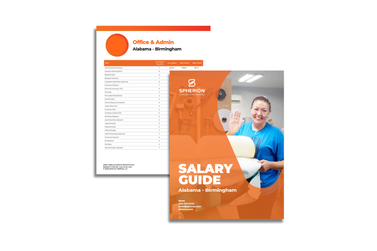Download Spherion's Free Salary Guide