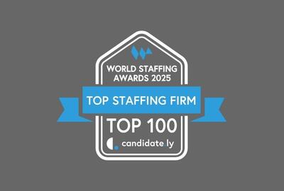 2025 World Staffing Awards Top 100 Staffing Firm