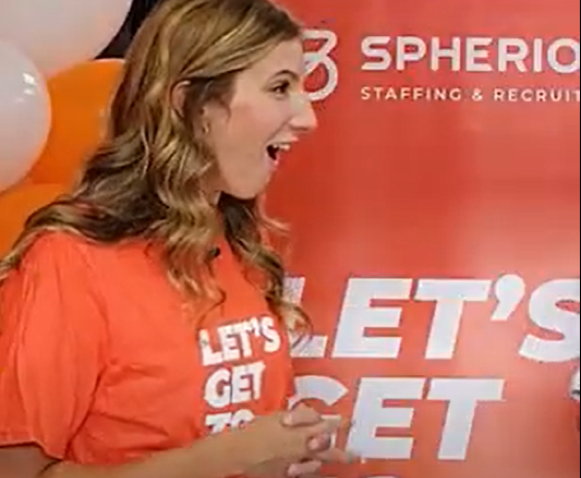 Video still of Emma Schultz, scholarship winner