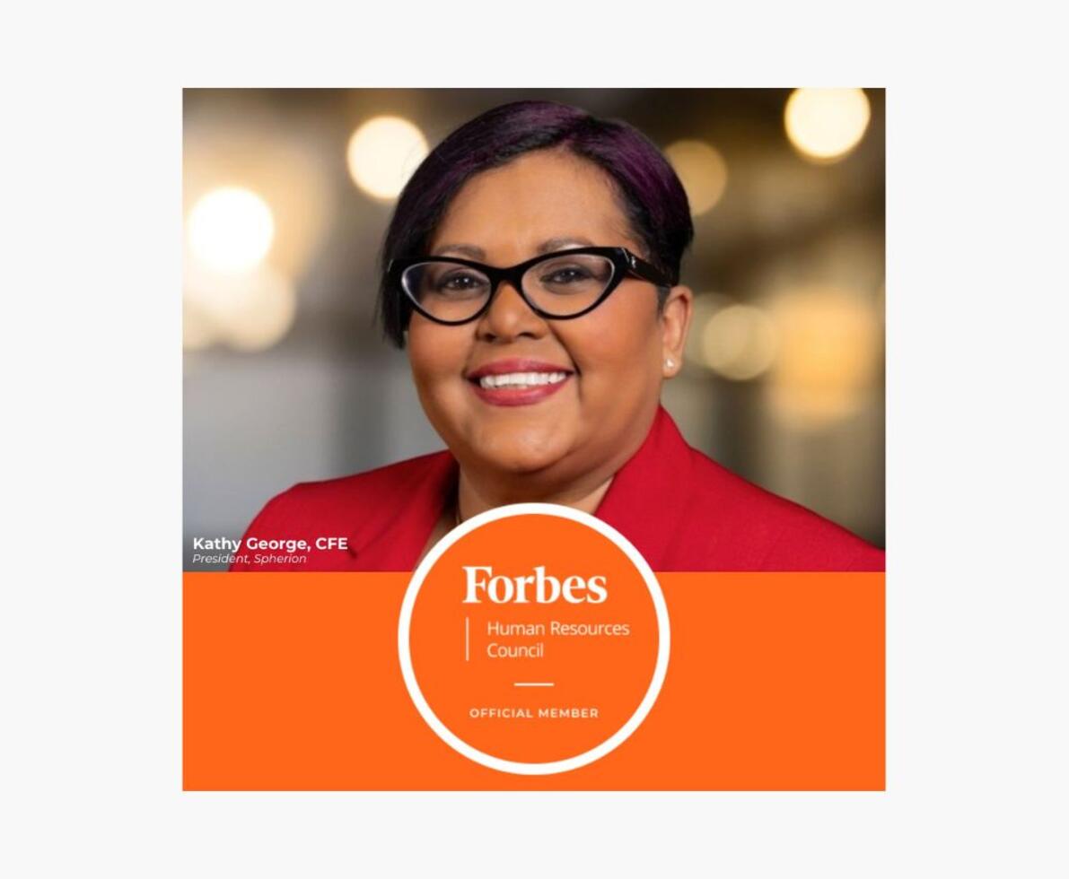 Kathy George headshot with Forbes Human Resources Council designation