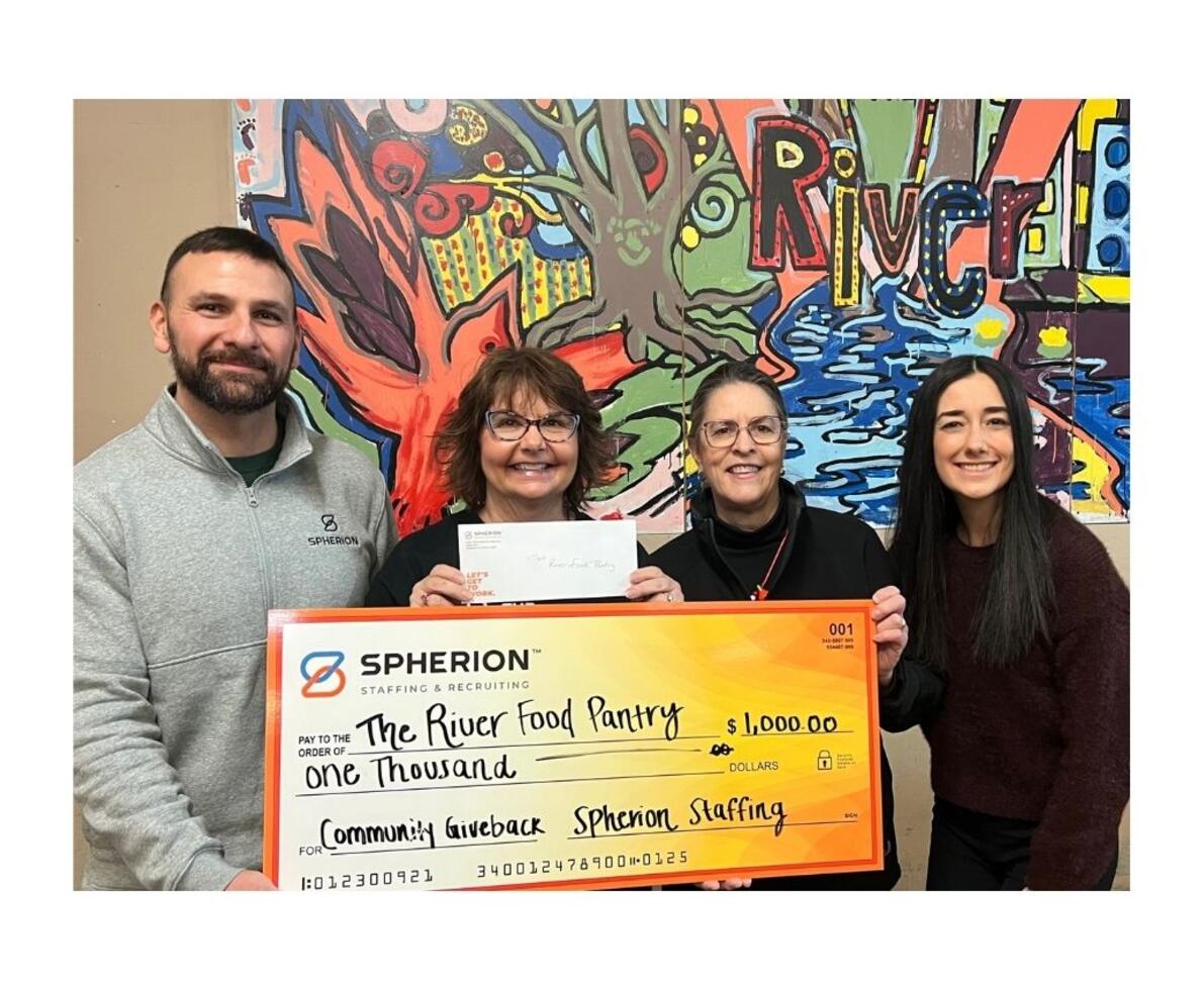 Spherion Madison supports The River Food Pantry