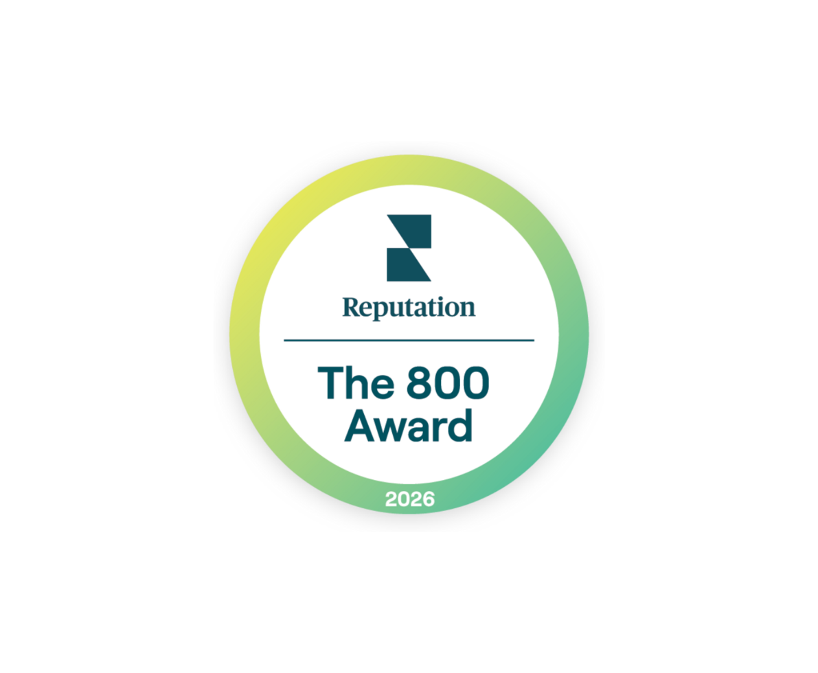 Round Reputation The 800 Award badge