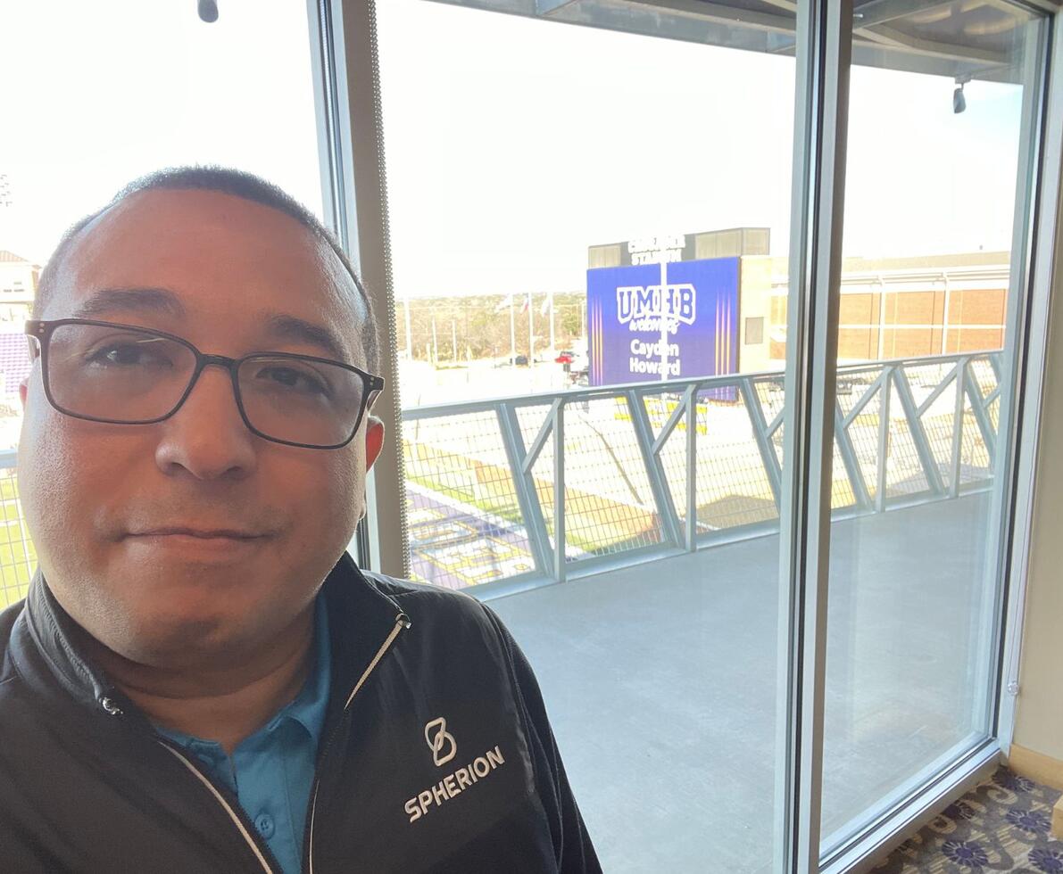 Carlos Calaf at the University of Mary Hardin Baylor