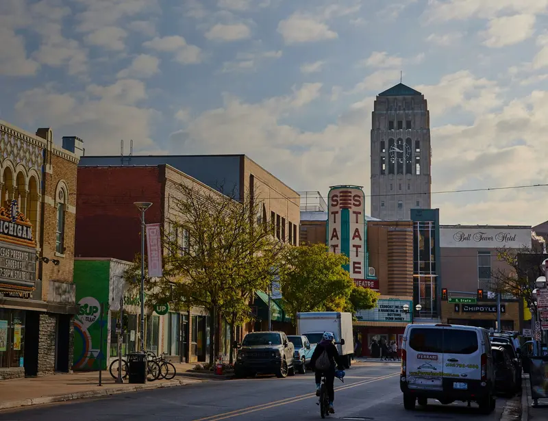 A view of downtown Ann Arbor, MIchigan