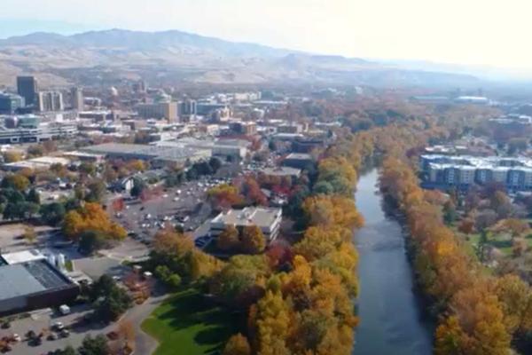 Birds-Eye view of Boise-Treasure Valley, Idaho