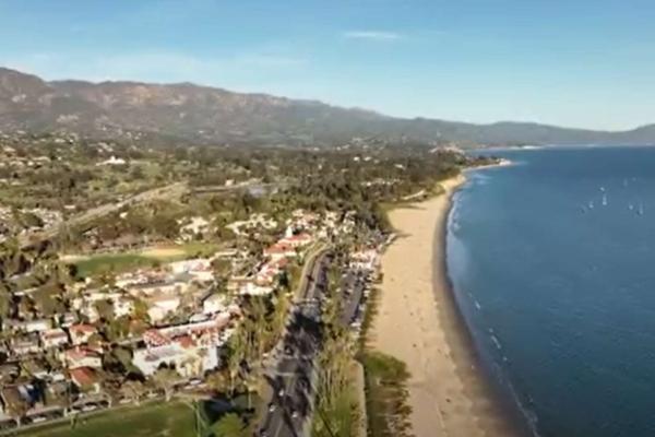 Goleta-Santa Barbara Count, California coastline