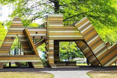 Playground equipment in the shape of ATL Atlanta